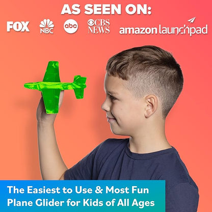 Foam Airplanes - Stocking Stuffers for Kids All Ages 4 5 6 7 8 9 10 Year Old - Best Toy Gift - Boy Toys Stocking Stuffer Gifts - Air Plane Gift Idea - Easter Basket Gifts for Boys & Girls Party Favors