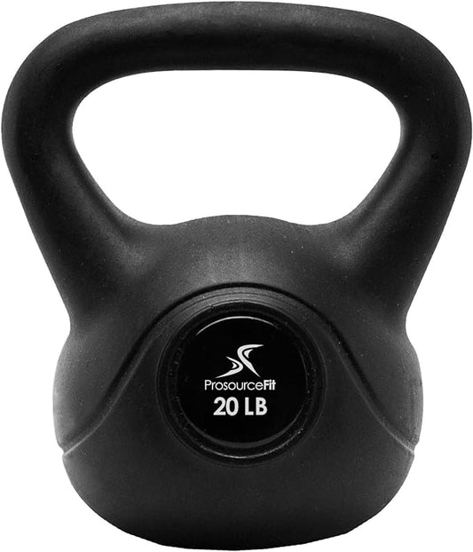 ProsourceFit Vinyl Plastic Kettlebell from 10, 15, 20, 25, 30 and 35 lbs