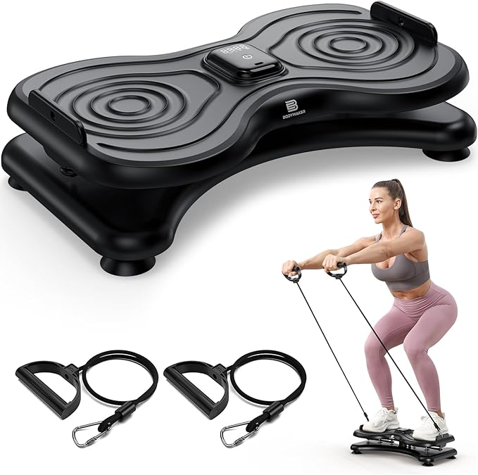 New Waist Twist Board with LCD Display and Resistance Bands, Ab Twister Machine for Abs Workout, Slim Waist and Core Exercise, Home Gym Equipment for Women & Men