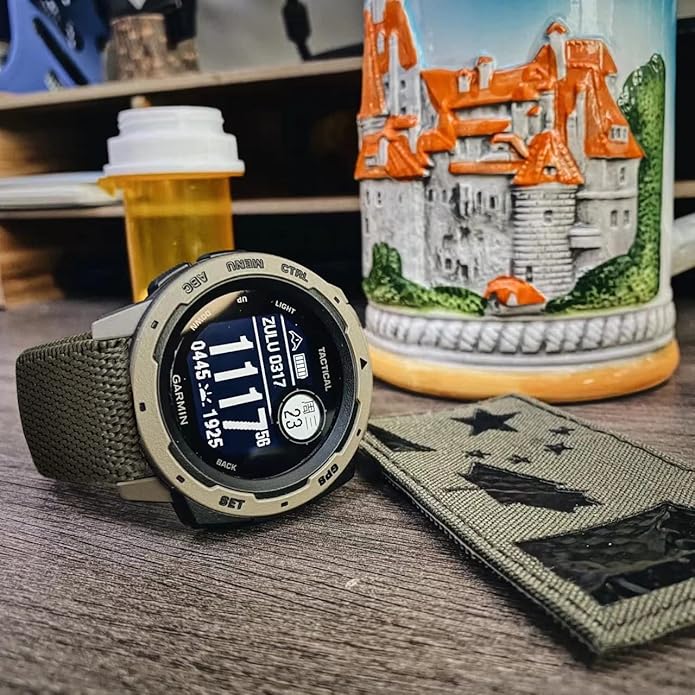 5 Packs Stretchy Nylon Bands Compatible with Garmin Instinct/Instinct 2 Solar, 22mm Sport Breathable Wristband for Garmin Instinct Tactical/Solar/Tide/Esports