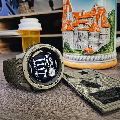 5 Packs Stretchy Nylon Bands Compatible with Garmin Instinct/Instinct 2 Solar, 22mm Sport Breathable Wristband for Garmin Instinct Tactical/Solar/Tide/Esports