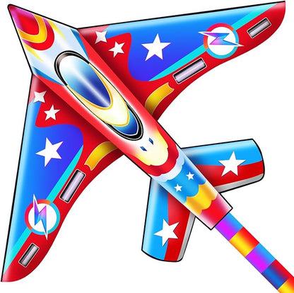 Xida Kites for Kids Ages 4-8, Large Kite for Adults, Easy to Fly Beach Kites with Handle and String,Perfect for Beginners,Beach,and Outdoor Flying Fun