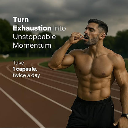 ATLAS X 10-in-1 Masculinity Maximiser Supplement for Men - Energy, Strength & Vitality Capsules with Shilajit, Ashwagandha, Zinc, Safed Musli, Tongkat Ali, Black Maca, Fadogia Agrestis, 2 Month Supply