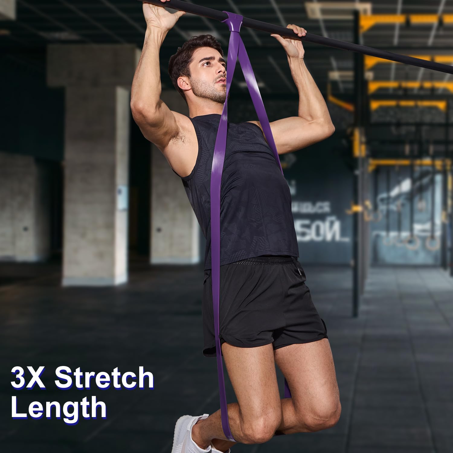 YONKFUL Pull Up Assistance Bands Set, Long Resistance Bands for Working Out
