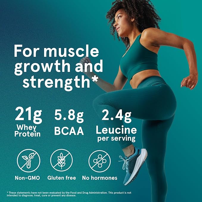 Puori Whey Protein Powder - Bourbon Vanilla - PW1 Pasture Raised, Grass-Fed & Non-GMO - 100% Natural and Pure for Muscle Growth - 21g Protein 1.98lbs, Pack of 2 - Gluten-Free