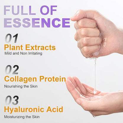 VESPRO 144 Pack Collagen Essence Sheet Facial Masks, Bulk Sheet Masks for Face, Hydrating Facial Masks for All Skin Types, Moisturizing and Soothing, Natural Skincare Spa Face Mask