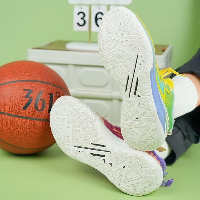 361° Big3 5.0 Quick PRO Basketball Shoes for Men Breathable Outdoor Sneakers Cushioning,Anti Slip Practice Student Sports Shoes for Teens and Adults,Caldwell Pope Zapatillas de baloncesto Hombre