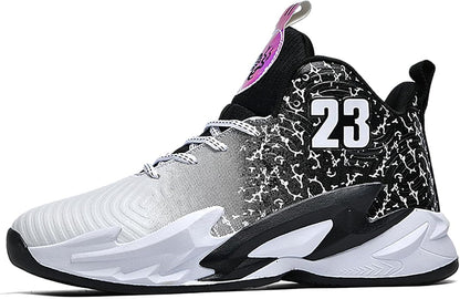 Boys Basketball Shoes Breathable Indoor Athletic Shoes Youth Outdoor Fashion Sneakers Comfortable Basketball Shoes for Girls