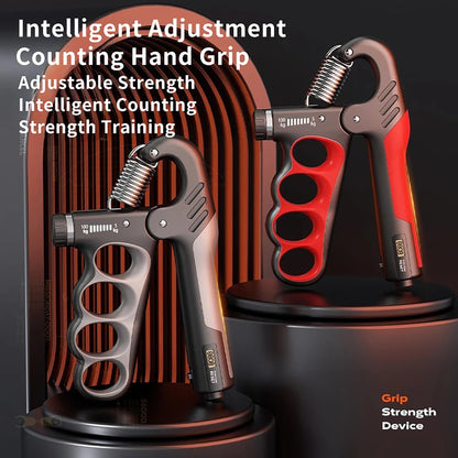 Hiyoga Grip Strength Trainer with Adjustable Resistance & Automatic Counter