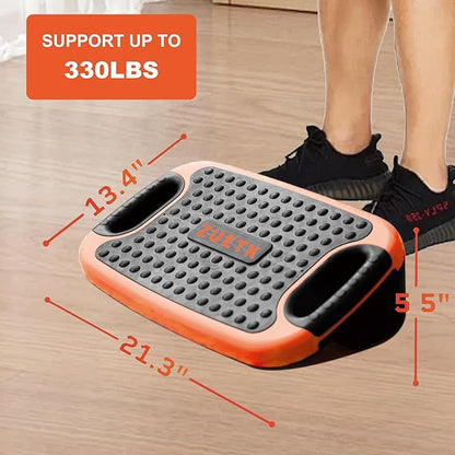4-In-1 Aerobic Balance Board and Step Up Exercise Platform - Adjustable Multifunctional Balance Board Slant Board, Steppers for Exercise - Home Workout Non Slip Stepper Platform