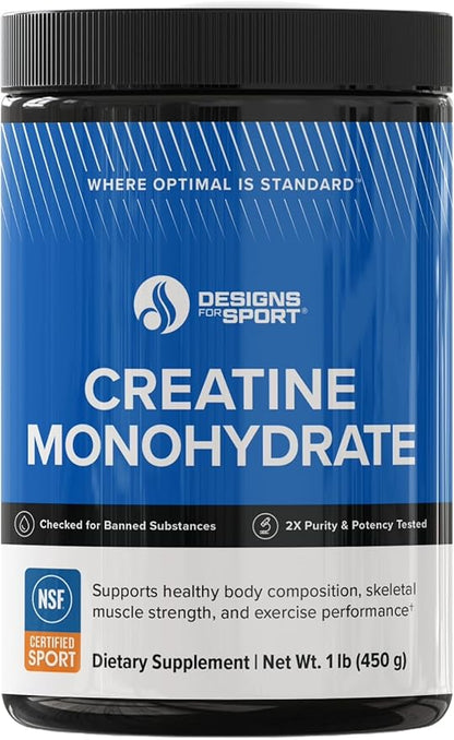 Creatine Monohydrate Powder - NSF Certified for Sport Creatine Supplement to Support Muscle
