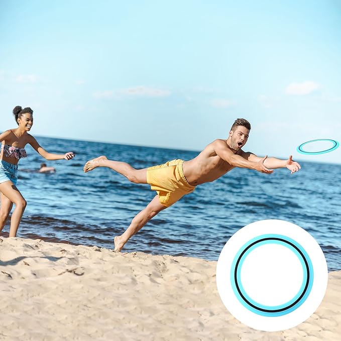 12 Pack Flying Ring 11 Inch Flying Disc Bulk for Backyard Beach Outdoor Soft Sport Discs for Beach Pool Backyard Camping Activities Sport Playing Toss Game Gift