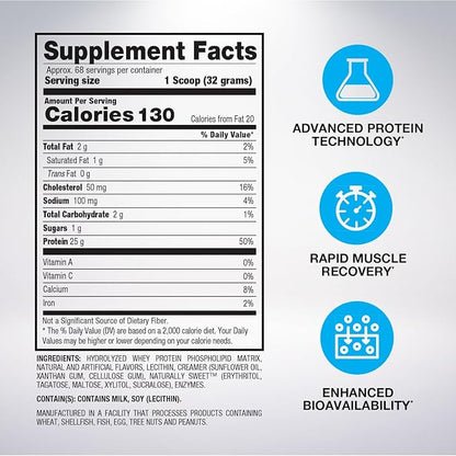 BPI Sports Hydro HD - 100% Hydrolyzed Whey Protein Powder - Muscle Growth, Recovery, 25g of Hydrolyzed Protein, Low Carb, Low Sugar, Fast Absorbing (68 Servings, Cinnamon Cereal)