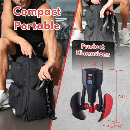 Thigh Master, 0–132lbs Adjustable Resistance, 3-in-1 Pelvic Floor Exercise Devices, Inner Thigh Exerciser, Kegel Exercise for Men & Women, Home Gym Fitness