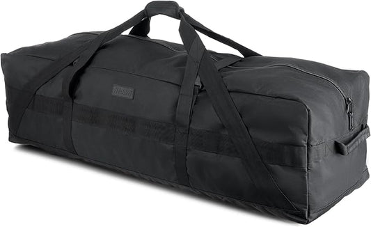 Fitdom 106L 45" Heavy Duty Extra Large Duffle with Upgrade Zipper, Durable & Water Resistant.
