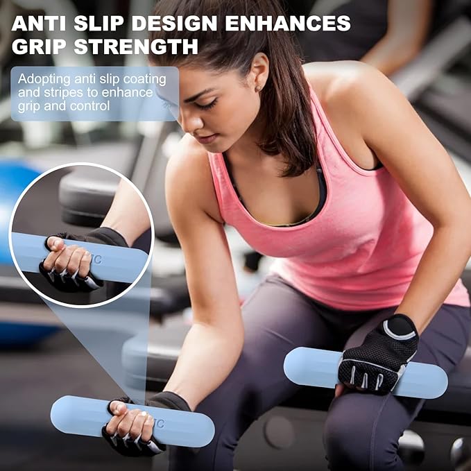 Dumbbell Hand Weight Bars for Women,3lbs Dumbbells Set of 2 or 1pcs Kettlebell Ring for Walking,Workout,Pilates,Strength Training, Gym,Running,Yoga, Dance, Aerobics, Cardio