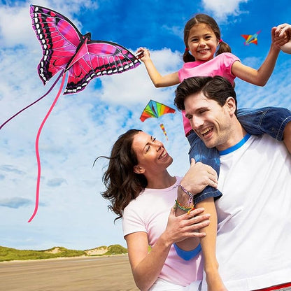 TOY Life Kites for Kids Ages 4-8 8-12, Large Butterfly Kites for Adults and Toddlers Age 3-5, Outdoor Toy Games Beach Kite Easy to Fly for Girls Boys