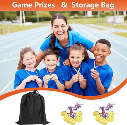 CWLAKON Field Day Games Tug of War Rope, Outdoor Games for Kids, Teens and Adults, Family Reunion Birthday Party, 20 Feet, Orange