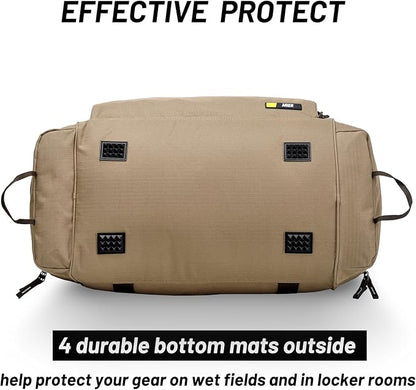 MIER Large Duffel Bag Men's Gym Bag with Shoe Compartment, 60L