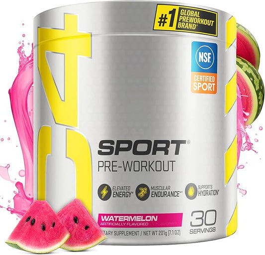 Cellucor C4 Sport Pre Workout Powder Watermelon - Pre Workout Energy with Creatine + 135mg Caffeine