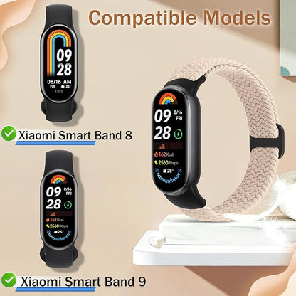 Braided Bands Compatible with Xiaomi Smart Band 10 9 8 Straps for Women Men