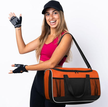 BuyAgain Duffle Bag, 17" Small Travel Carry On Sport Duffel Gym Bag.