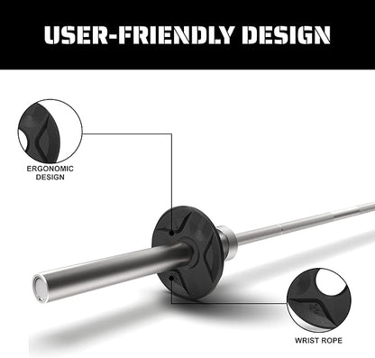 Cast Iron Plate Weights by Tribe WOD- Gym Weights for Men and Women, Cast Iron Plate Weights 1 of 2, Rubber and Steel Weights for Lifting (1 Plate)