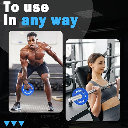 Change Plates Set 1.25LB 2.5LB 5LB Set Fractional Weight Plate Olympic Bumper Plates for Cross Training Steel Insert Strength Training Weight Plates