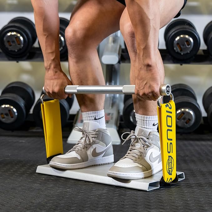 Serious Steel Fitness 37" Resistance Training Bands (Portable Exercise Band System Training Bands- Great for Individuals Looking for Tension Throughout The Exercise)