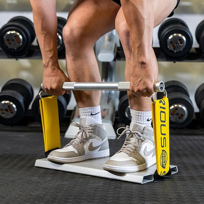 Serious Steel Fitness 37" Resistance Training Bands (Portable Exercise Band System Training Bands- Great for Individuals Looking for Tension Throughout The Exercise)