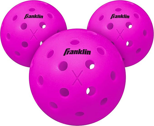 Franklin Sports X-40 Outdoor Pickleballs - Official Ball of USA Pickleball, APP Tour + US Open