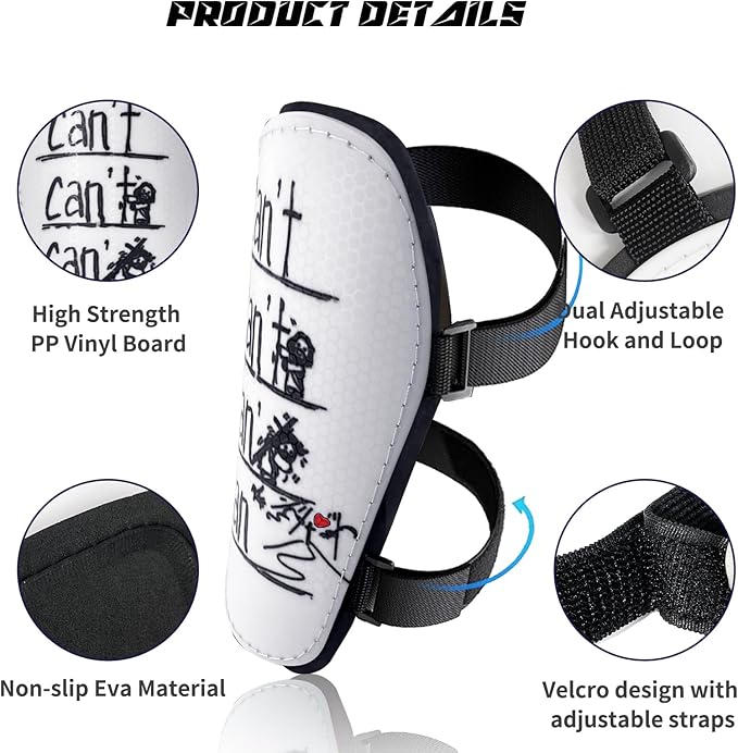 TOMIYO Soccer Shin Guards,Soccer Shin Guards Youth Boys 8-12,Light Weight Adjustable Straps Shin Pads Protection Equipment for Kids Youth，EVA Cushion Protection to Reduce Impact and Injury.