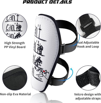 TOMIYO Soccer Shin Guards,Soccer Shin Guards Youth Boys 8-12,Light Weight Adjustable Straps Shin Pads Protection Equipment for Kids Youth，EVA Cushion Protection to Reduce Impact and Injury.