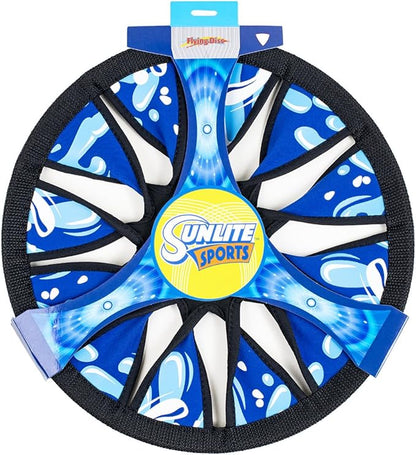 Sunlite Sports Water Series Spin Twist Frisbee, 1 Piece, Colors Vary, Blue/Green/Orange/Red (AN0509-B)
