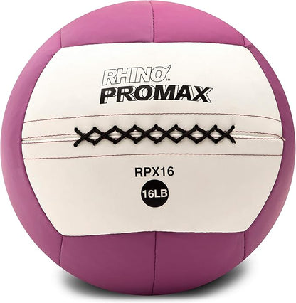 Champion Sports RPX16 Rhino Promax Slam Balls, 16 lb, Soft Shell with Non-Slip Grip, Medicine Wall Exercise Ball for Weightlifting, Plyometrics, Cross Training, & Home Gym Fitness