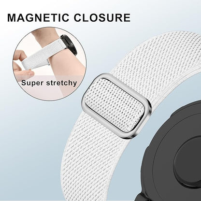 Elastic Nylon Watchband Compatible with Garmin Forerunner 235/220/230/620/630/735XT,Soft Adjustable Sport Stretchy Replacement Strap for Forerunner 235 Lite/Approach S20/S6/S5 Accessory