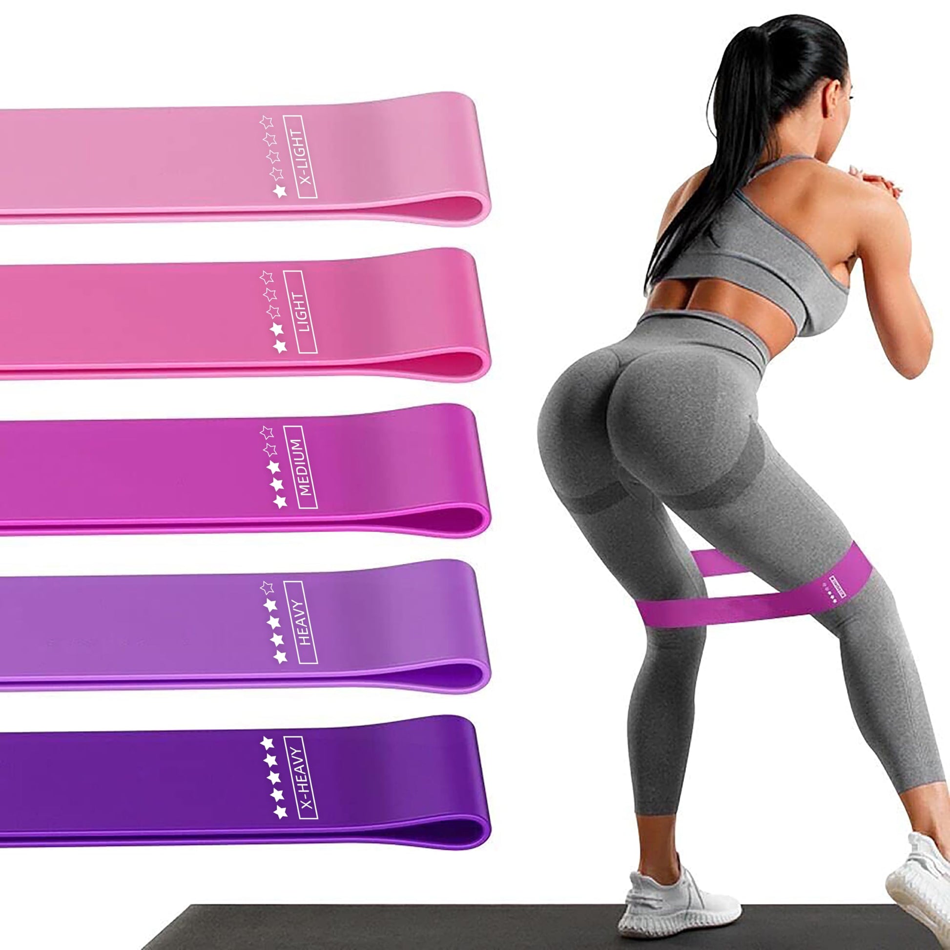 Resistance Loop Exercise Bands, Resistance Bands Exercise Bands for Home Fitness, Stretching