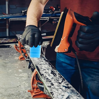 2.8LB Snowboard and Ski Wax, 2Pcs Universal Snow Block Wax Ski and Snowboard Racing Wax for Protecting Ski and Snowboard Baseplate Daily Maintenance