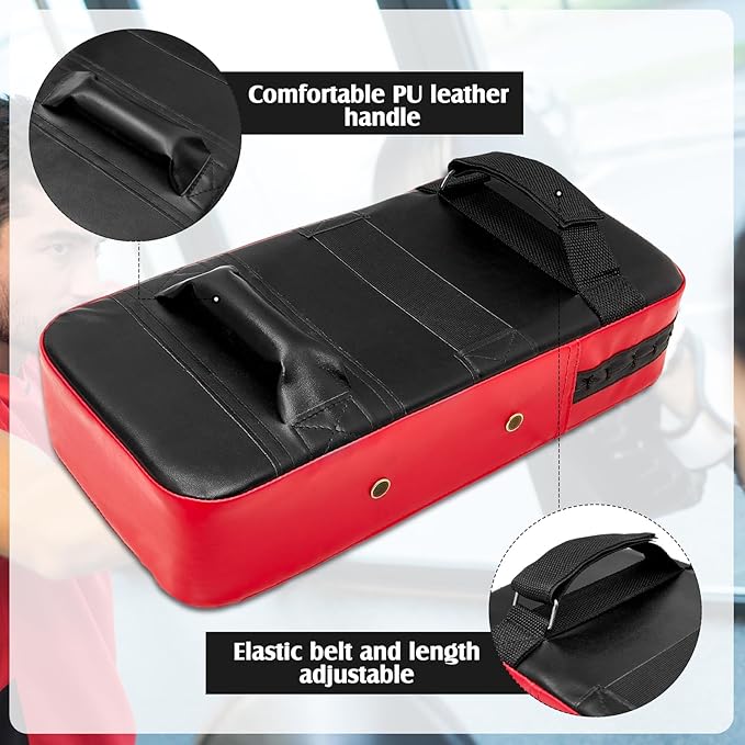 10 In1 Punching Mitts Kick Pad Set Taekwondo Pads Boxing Mitts Focus Pads Boxing Gloves Safety Head Guard Wrist Band for Kickboxing, Karate, Muay Thai, MMA Training