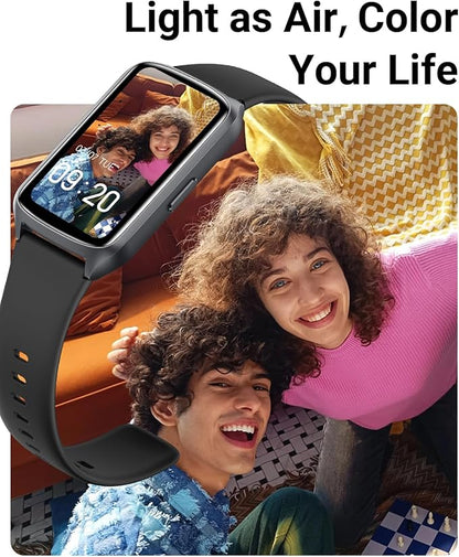 Health Fitness Tracker with 24/7 Heart Rate, Blood Oxygen, Blood Pressure, Sleep Tracker, 5ATM Waterproof Activity Trackers with Step Tracker, Pedometer (S & L Bands Included)