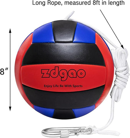 Soft Tether Ball- Replacement Tether Ball Come with Rope and Pump Set | Outdoors Game for Family Fun Play