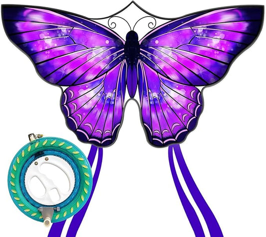 Mint's Colorful Life Butterfly Kite for Kids & Adults Easy to Fly, Large Single Line Kites with