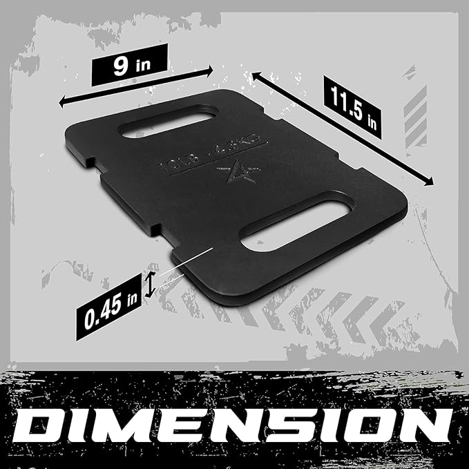 Yes4All Adjustable Ruck Weight with Straps for Rucking, Swings, Squat & Strength Training - Multiple Weights: 10LB to 40LB