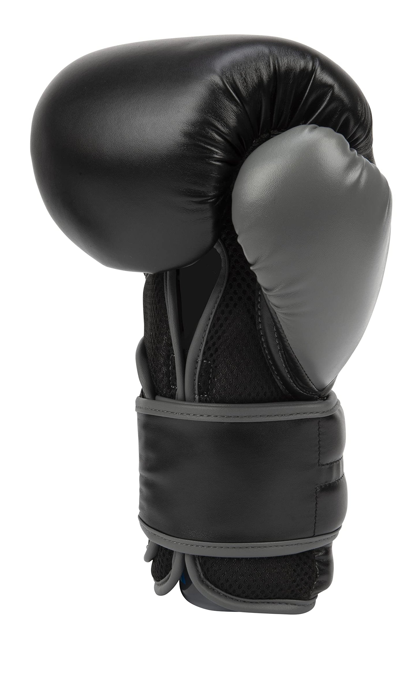 Everlast Powerlock 2 Hook Loop Boxing Gloves | Heavy Bag | Black | 16oz