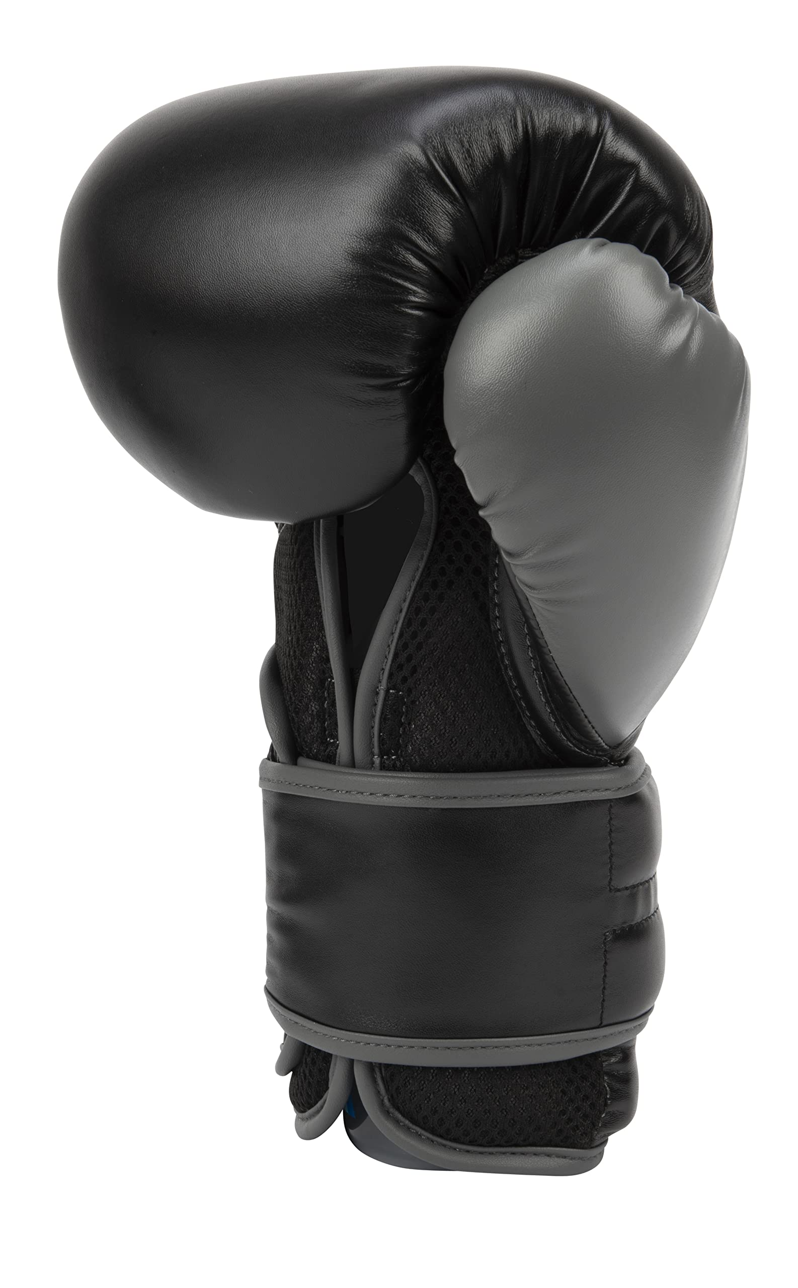 Everlast Powerlock 2 Hook Loop Boxing Gloves | Heavy Bag | Black | 16oz
