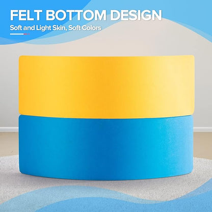 Wooden Balance Board Kids, 37" Natural Wobble Board Wooden Toys for Toddlers Kids & Adults, Birthday Gifts for 3 4 5 6 7 8 Year Old Boys Girls Kids, Open Ended Montessori Waldorf Learning Toy