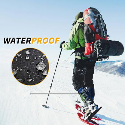 Leg Gaiters 100% Waterproof Adjustable Shoe Snow Boot Guard Gators for Hiking Shoe Cover Hunting Snowshoeing Climbing Walking for Women Men