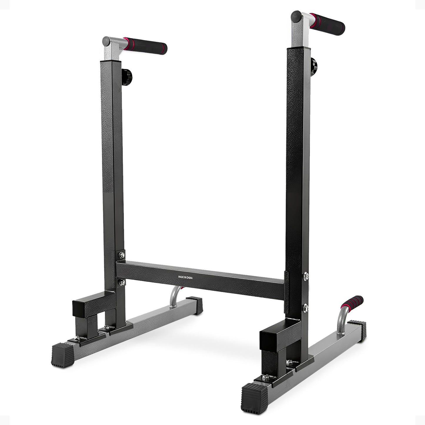 BalanceFrom Steel Frame Dip Station with Adjustable Height, 500 lb Capacity