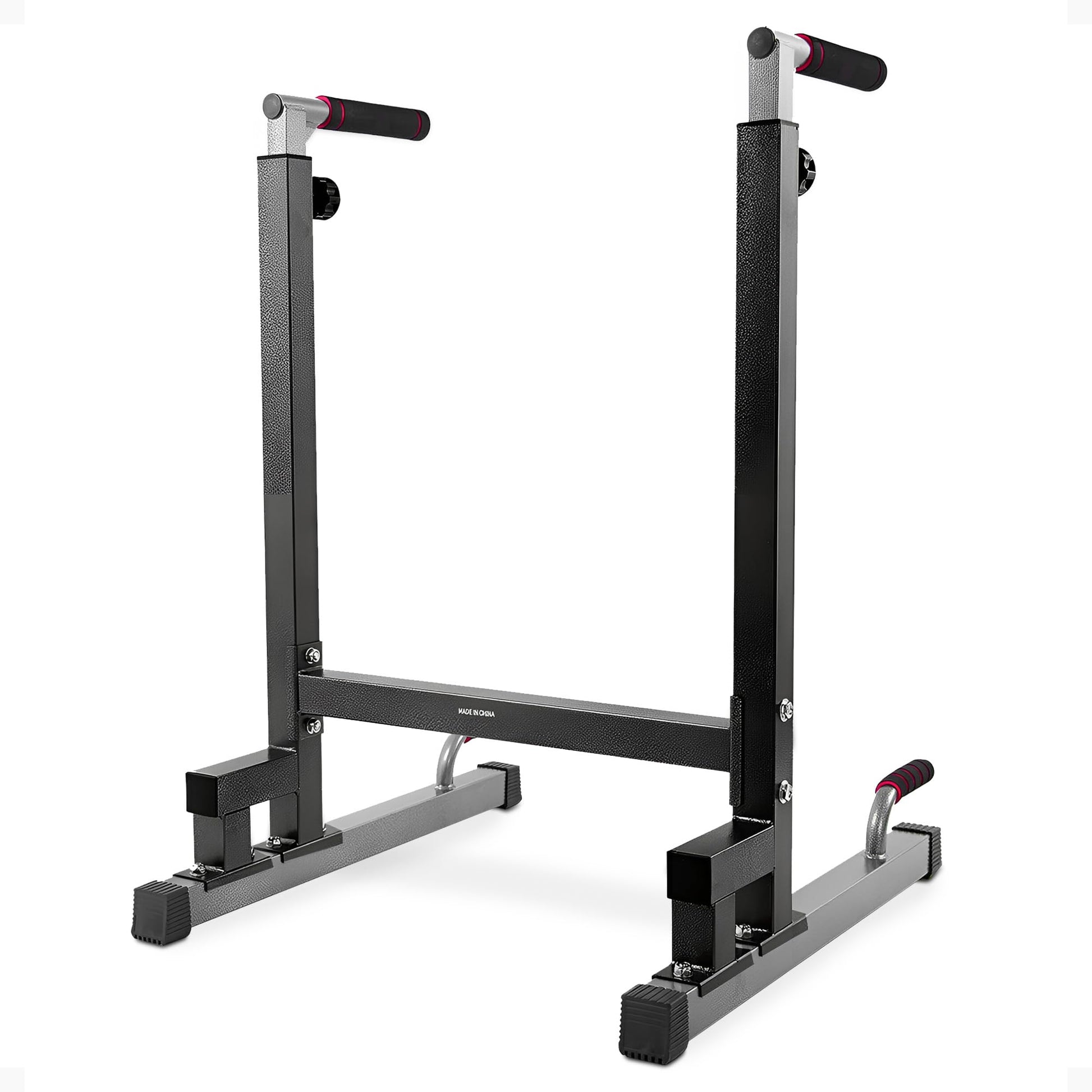 BalanceFrom Steel Frame Dip Station with Adjustable Height, 500 lb Capacity