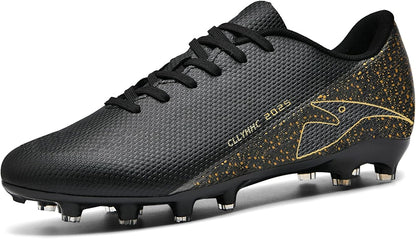 Mens Soccer Shoes Womens Indoor Outdoor Football Cleats Unisex Baseball Turf Shoe Youth Rugby Adult AG FG TF Football Boots Wide Training Sneaker